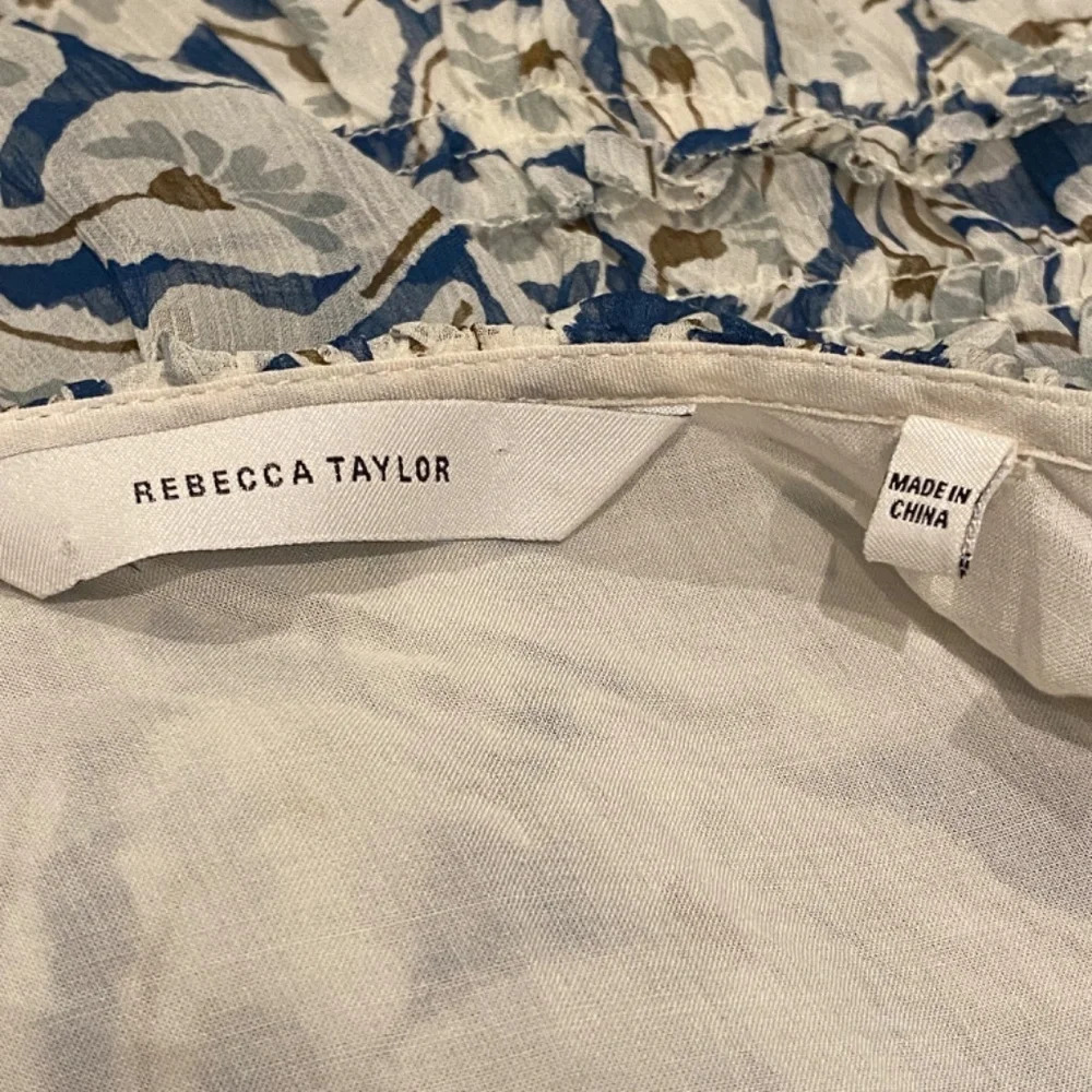 Rebecca Taylor Deco Fleur Silk Floral Blouse/Mu;ticolor, 16717 - Picture 10 of 16